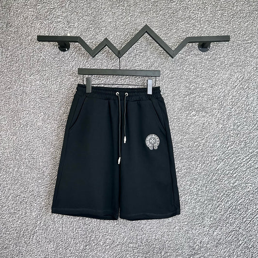 Chrome Hearts Black Horseshoe Logo Sweatshorts